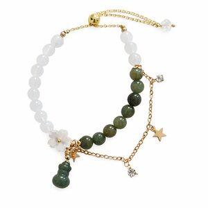Style 2 | Adjustable Jade Hulu Bracelet with Extenders